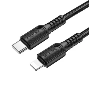 Кабель Borofone BX116 Certain PD charging data cable iP [Black]
